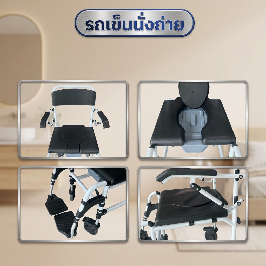 เก้าอี้นั่งถ่าย-รถเข็นนั่งถ่าย-แบบล้อใหญ่-เอนกประสงค์-รุ่น-Orca-2-พลัส-(ออก้า-ทู-พลัส)
